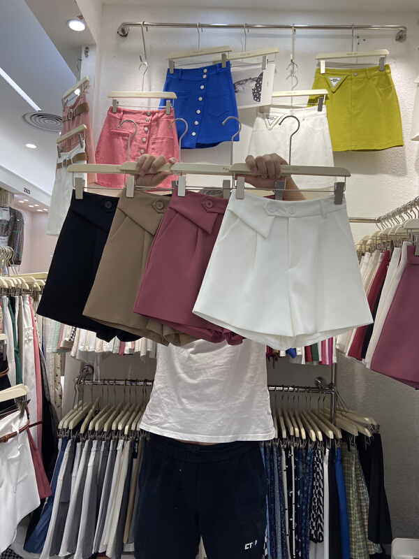 [flower girl] Korean versatile fashion casual shorts 18252# CLS