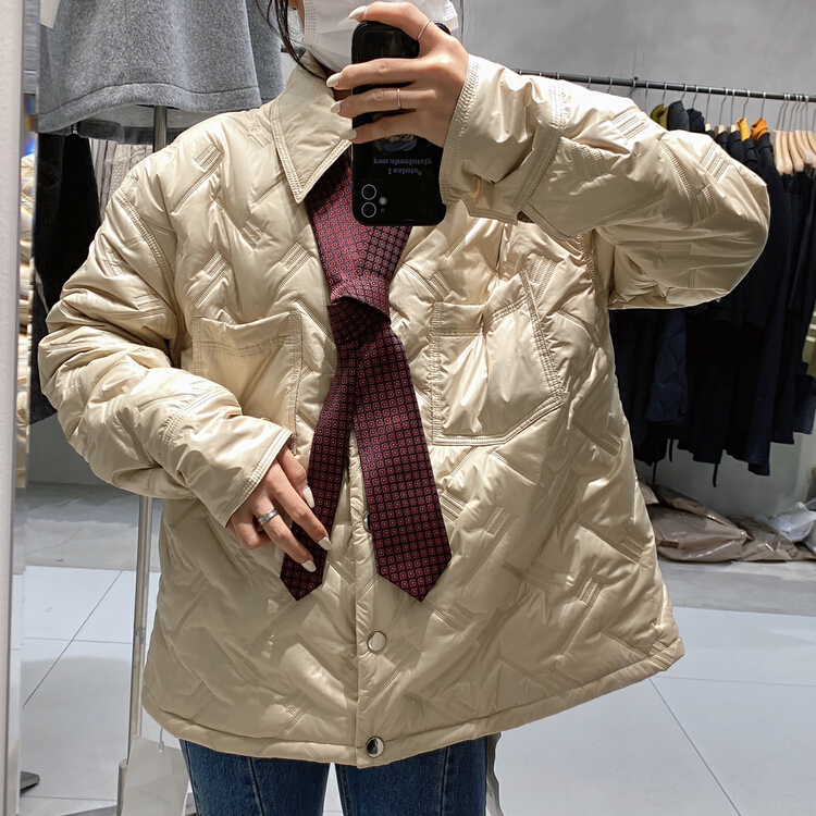 [Dore] embossed cotton jacket (with tie) 1077# zxx