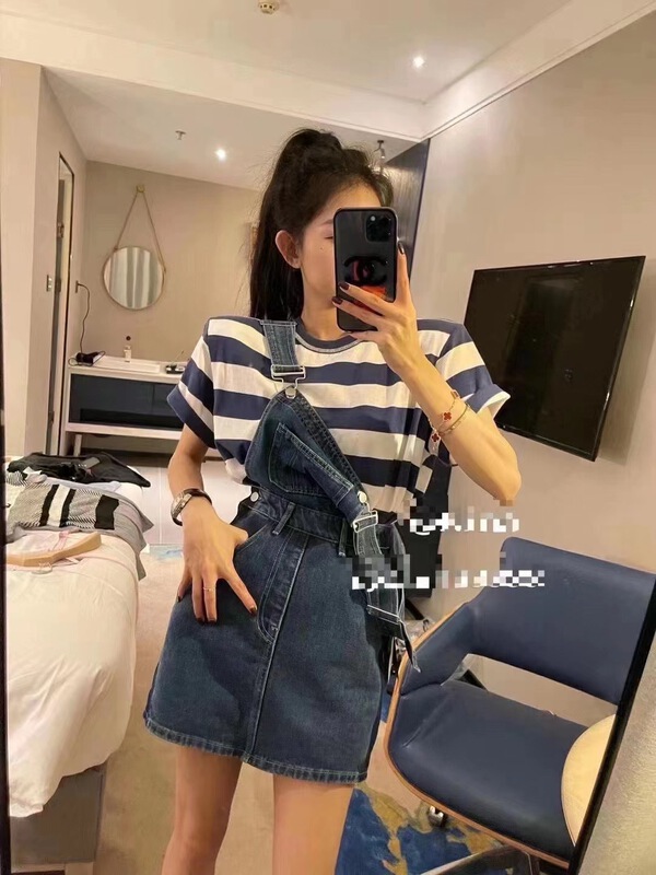 goods in stock! New in early summer! [goblin] Korean version of versatile slim fit strap skirt 9330# lwy