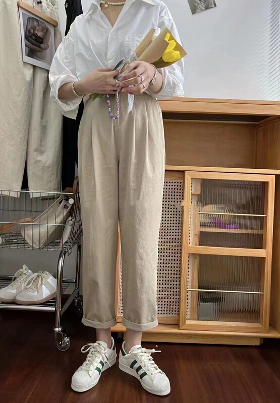 New in early summer! [JFT] Korean breathable Harlan casual pants j209# CLS