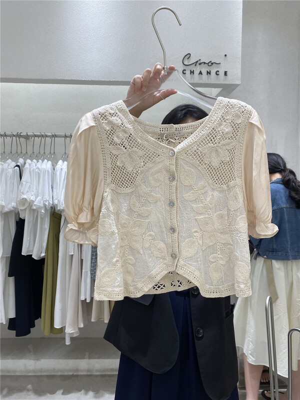 [echo] short sleeved button up Korean small shirt 0230# lwy