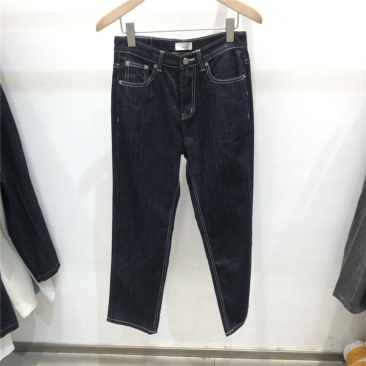 New year in early spring! [x.t] comfortable and versatile single button jeans 1250# ZZL