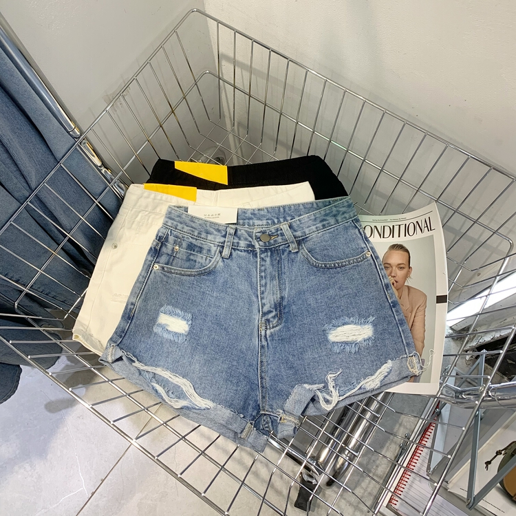 [T.H] Korean loose casual denim shorts 30080# LSW