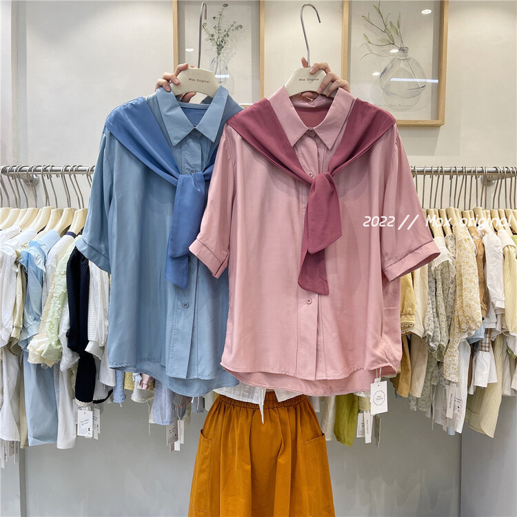 New in early summer! [Max original] Korean casual two shirts 98055# HBx