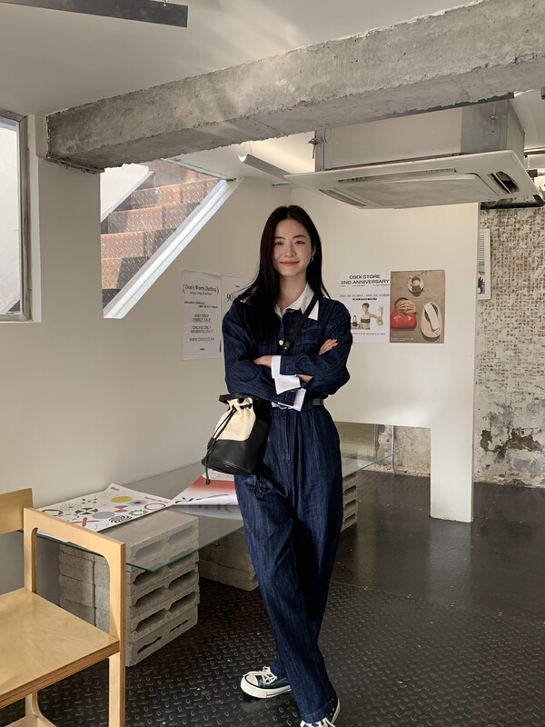 goods in stock! New year in early spring! [u say] cold wind worker pretends to wear two high-grade denim jumpers (with belt and detachable shirt) 63172# LSL
