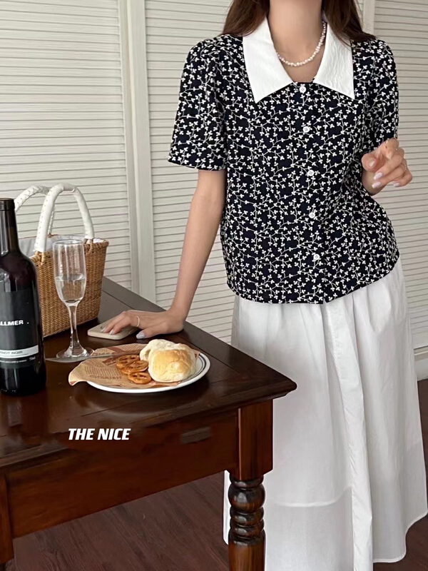 [the nice] simple, fashionable and versatile shirt a8067# hjy