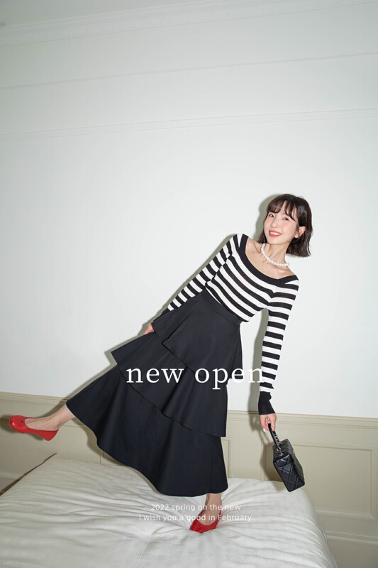 [new open] fashion slim cake skirt hw22331# zxl