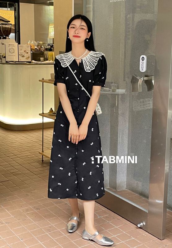 [tabmini] Korean slim and versatile dress x19568-f# WPL
