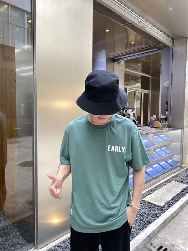 [Han style] letter Fashion Casual Short Sleeve T-Shirt 733 0# ZZL