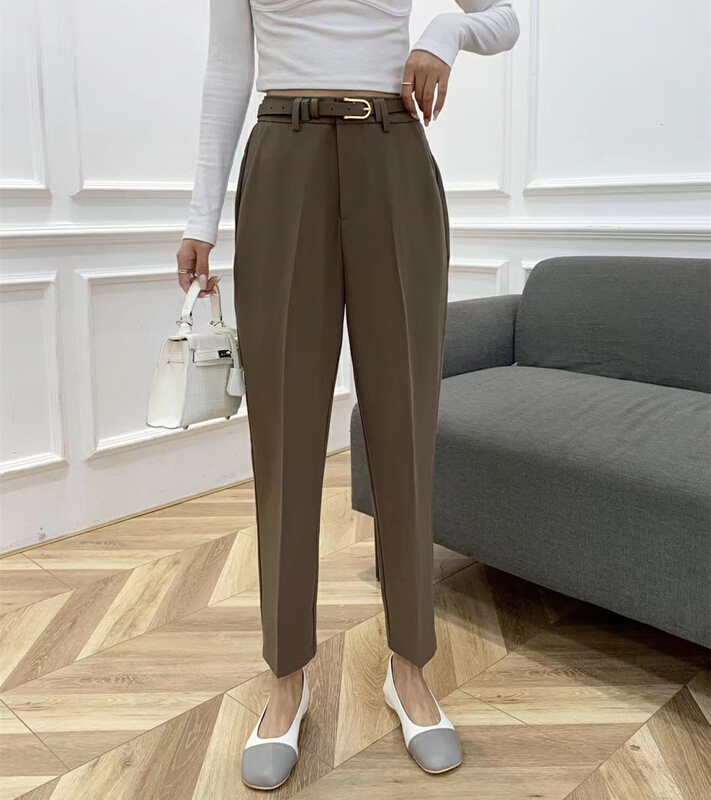 New year in early spring! [small waist] versatile fashion slim legged trousers (with belt) ys1-606# ll