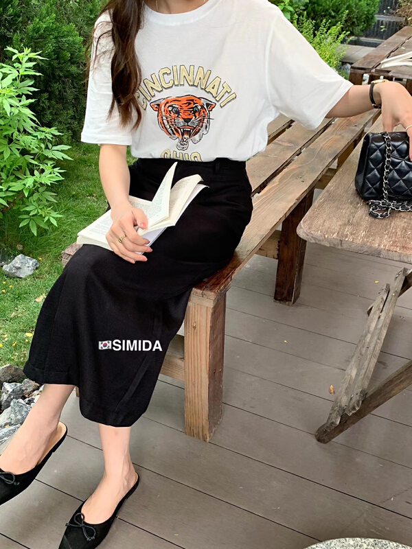 New in early summer! [Simida / doroe] Tiger Print short sleeve T-shirt 10880# zxl
