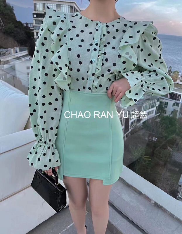New in early summer! [Nancy] irregular design, high waist and versatile skirt 091# WPL