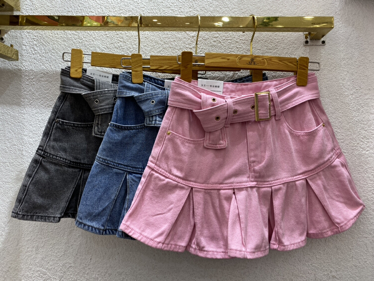 [queen] fashionable and versatile slim skirt (with belt) a99117# ozq