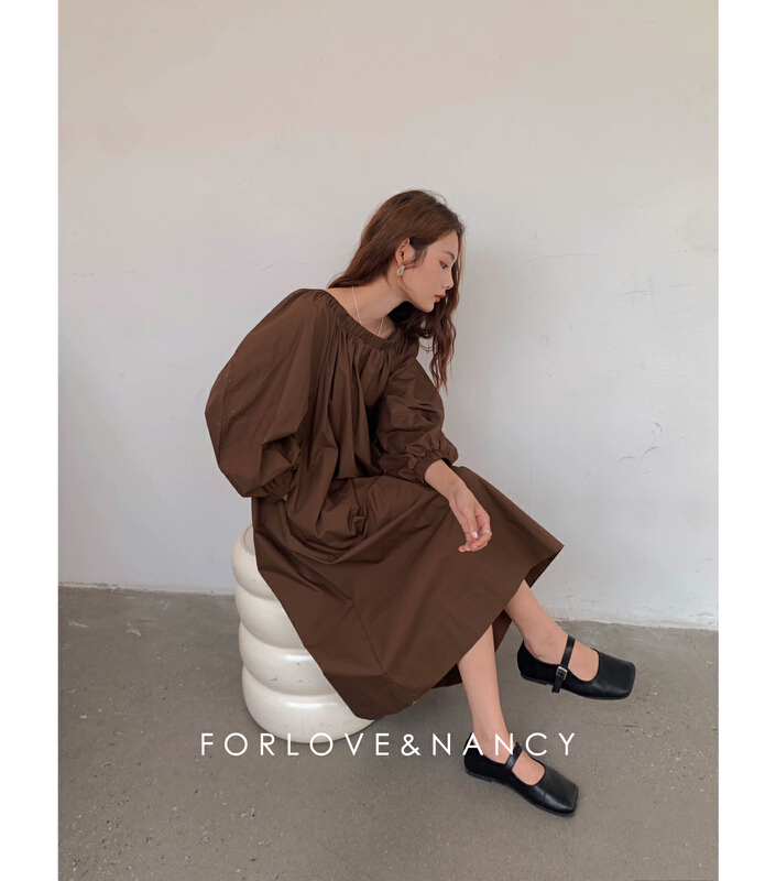 New in early summer! [FN] Korean one shoulder dress lb2la5116n# cqw