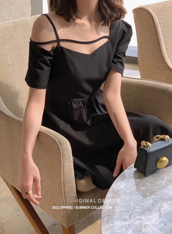 goods in stock! New in early summer! [Hello] sweet little fresh temperament elegant dress ys-6301# lwy