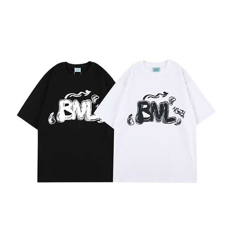 [BNL] casual lettered short sleeve T-shirt 652# ZZL