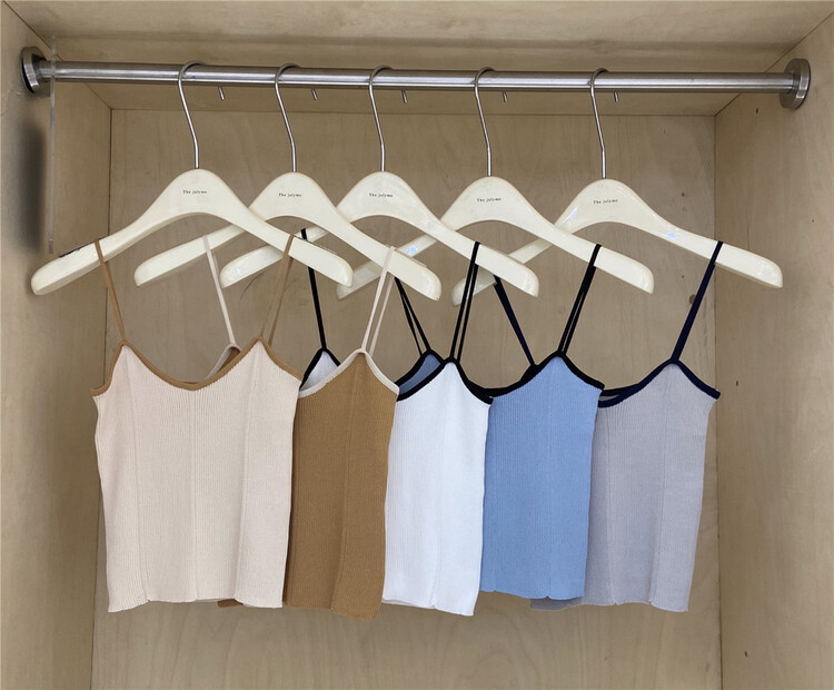 [end of July] Korean version of simple contrast color knitted vest / suspender 1907# HBx
