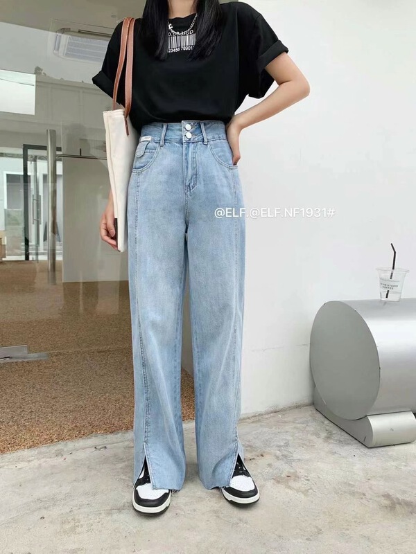 [x2 square] fashionable high waist thin jeans 1931# ll