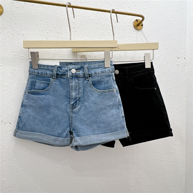 [Xiaoyan family] slim and versatile denim shorts 9808# XYJ