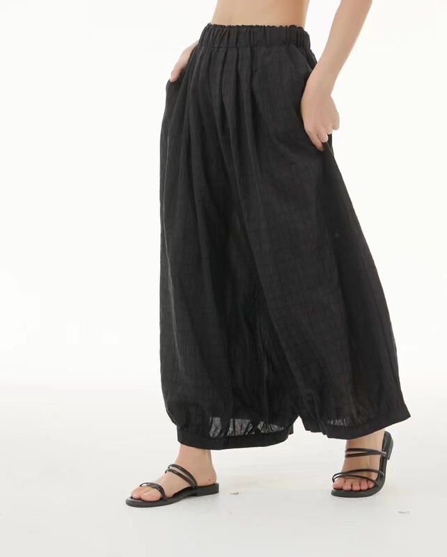 New in early summer! [size] Korean pure color simple casual pants 5561# LSW