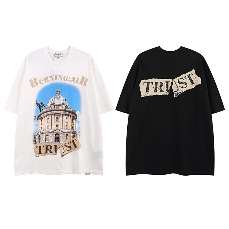 [the unvowed] Unisex personalized loose print short sleeve T-shirt t010# ZZL
