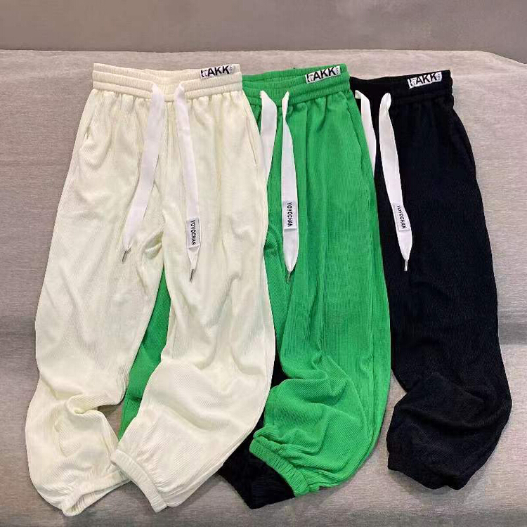 [Qijia +] Korean drawstring Leggings 7716# JJ