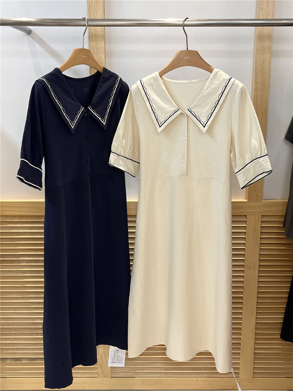 [xhm] Korean style lady doll neck dress 2060# zjy