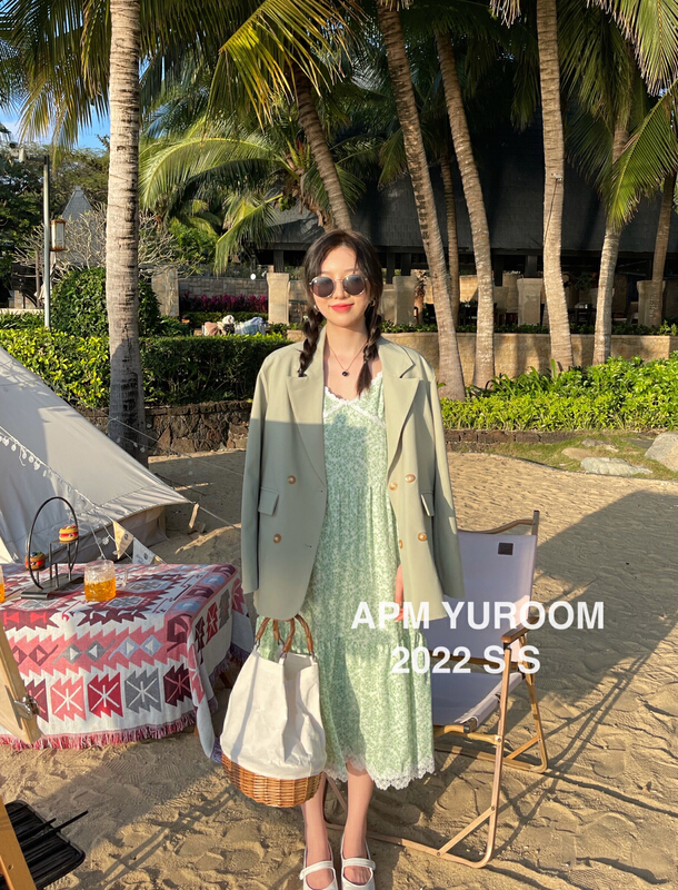 goods in stock! New year in early spring! [APM yuroom] Korean fashion versatile suit 22918# LSL