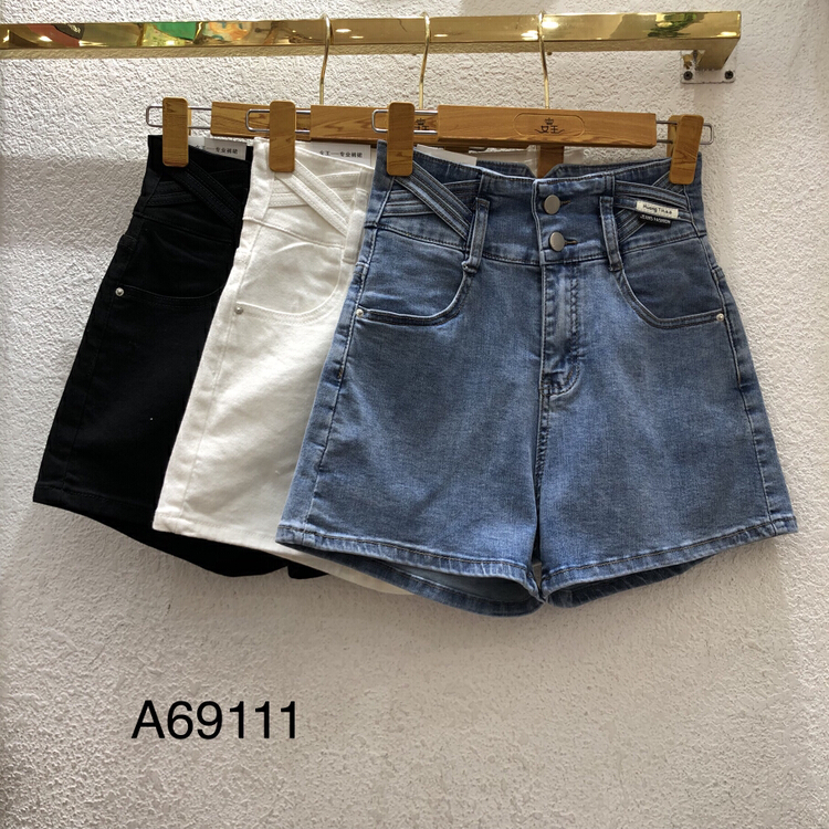 [queen] Korean wash versatile denim shorts a69111# ozq