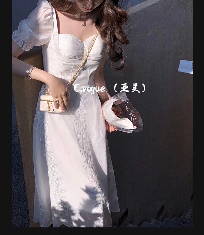 [c.vogue] gentle Chiffon Dress 8876# PCZ
