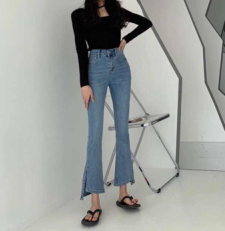 Original price 133.60! New year in early spring! [1980] Korean style Slim Fit Jeans 2c65017# zyh