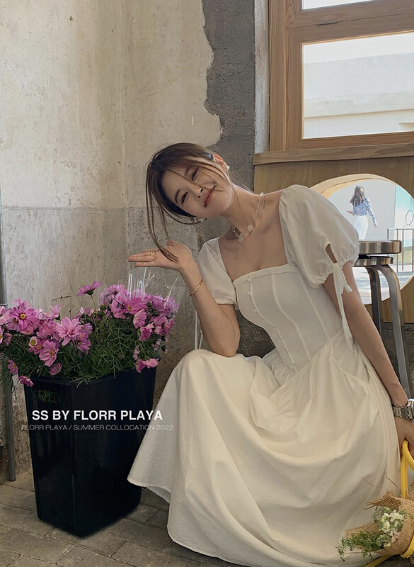 [w design] French elegant Korean style slim dress 19531# WPL
