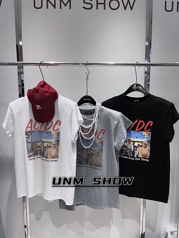 [unm-show] Korean versatile fashion short sleeved T-shirt (T-shirt only) 6226# WTT