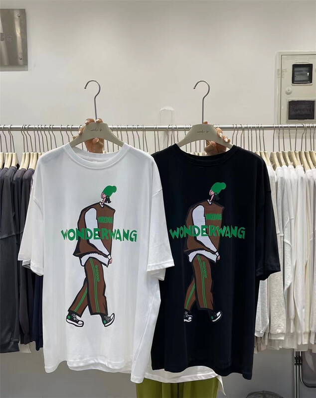 New in early summer! [UNC be] Korean round neck loose print short sleeve T-shirt 3066# XYY