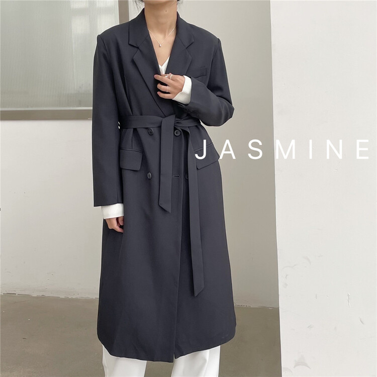 New year in early spring! [Jasmine] fashionable and versatile high-grade windbreaker (with belt) ys1-3238# CLS