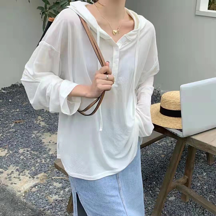 [Yilin] Korean minority versatile sunscreen shirt 2221# WTT