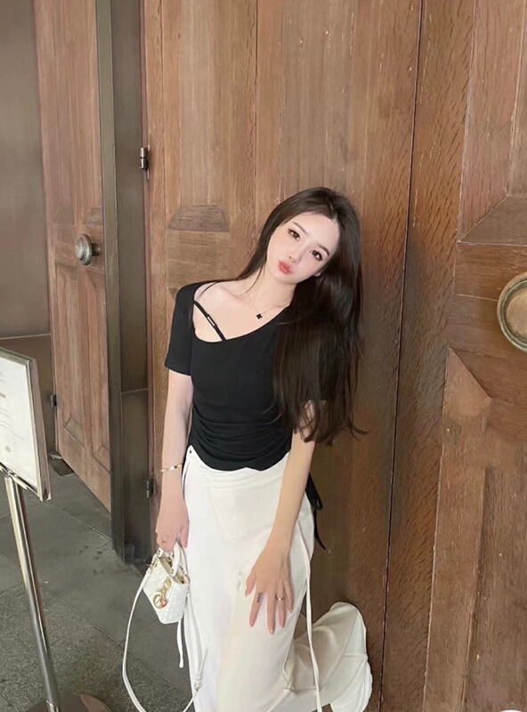 goods in stock! New in early summer! [Fanfan fan] Korean Ladies' featured short sleeved T-shirt 5620# zxx