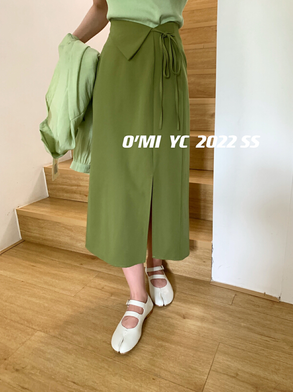 【O MI】不規則設計感半身裙  YS1-5313#  HBX