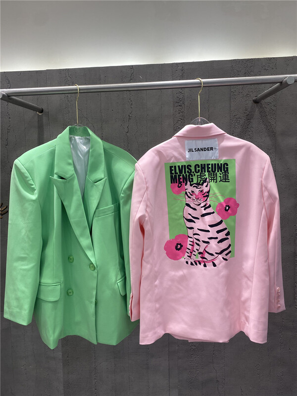 goods in stock! New year in early spring! [Yu Han] fashion printed loose suit ys1-2208# zyh