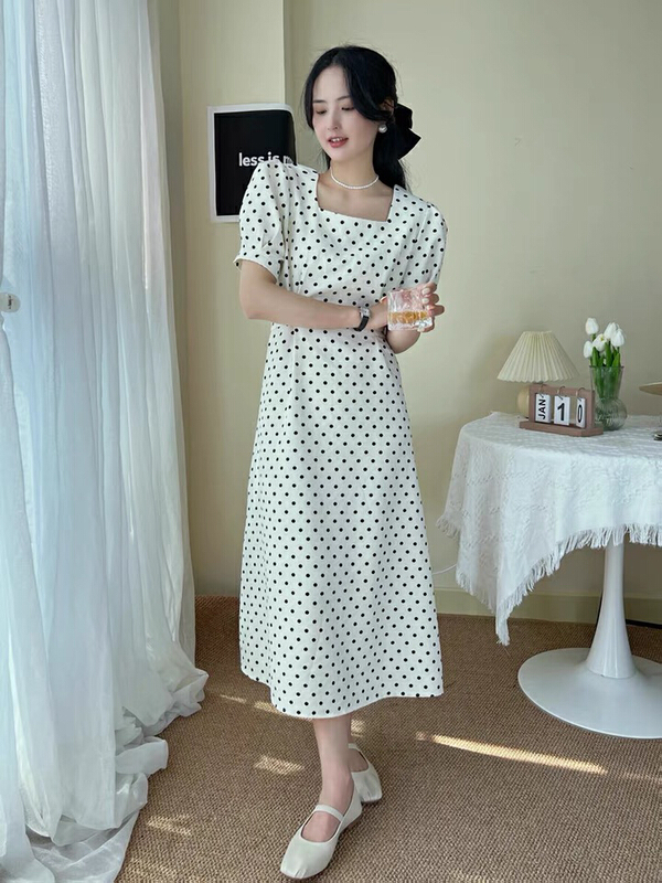 goods in stock! New in early summer! [Kiki studio] sweet, fresh and versatile dress 5720# hjy