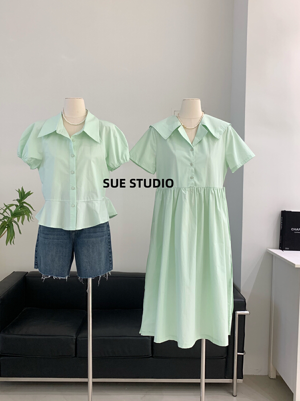 New in early summer! [Sue studio] Korean simple loose dress (without matching) n22221# ZSY