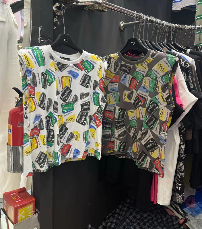 [Yu] personalized can pattern vest / sling 8833# cqw
