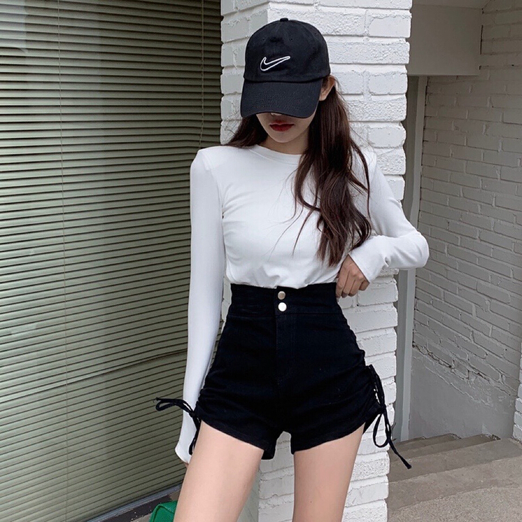 New in early summer! [M +] fashion sexy playful girl denim shorts m0109# CLS