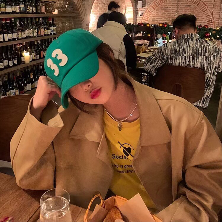 [aestheticism hat industry] Korean versatile ins style Baseball Cap Hat 2913# LSL