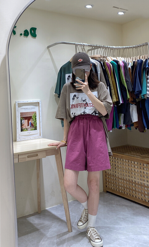 [da. 7] Korean slim casual shorts 8913# LSL