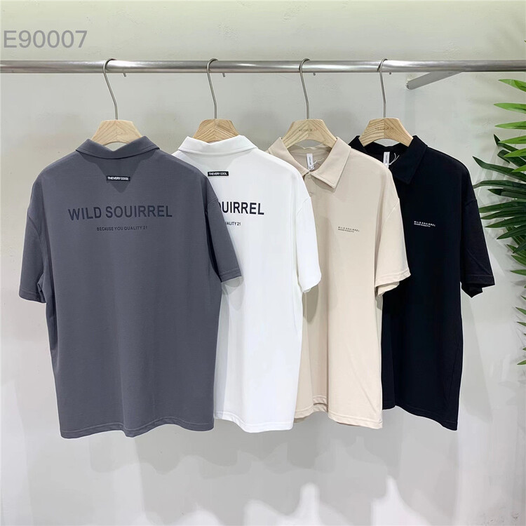 New year in early spring! [Yeji] versatile design back letter polo shirt e9007# ZZL