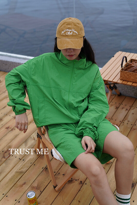 Early spring! [trust me] stand collar zipper comfortable sunscreen shirt (excluding pants) 66260# jhy