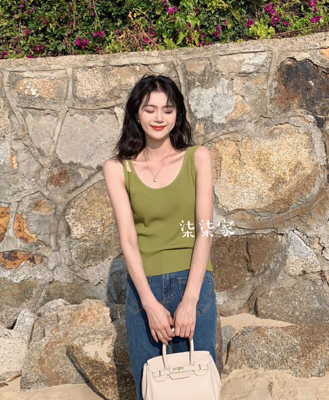 [Qiqi clothing house] niche design knitwear 822# XYY