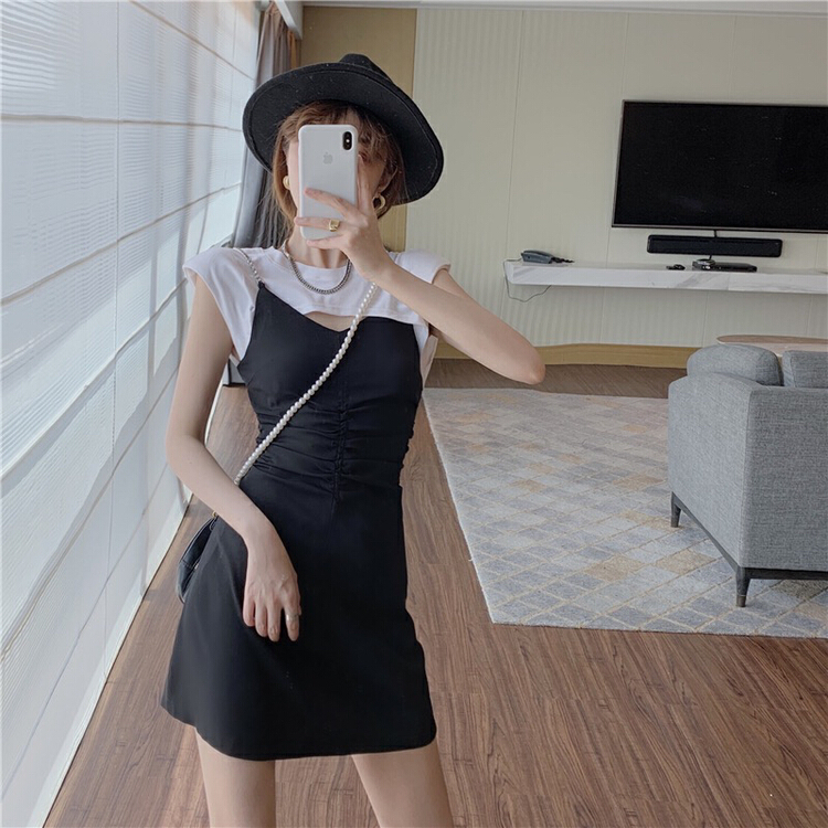 New year in early spring! [XY] French niche chic design hollow out dress 1005# WPL
