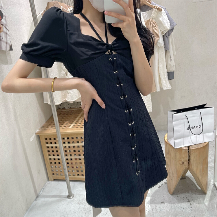 New in early summer! [NC edition] Korean bow fashion dress f9188# zxx